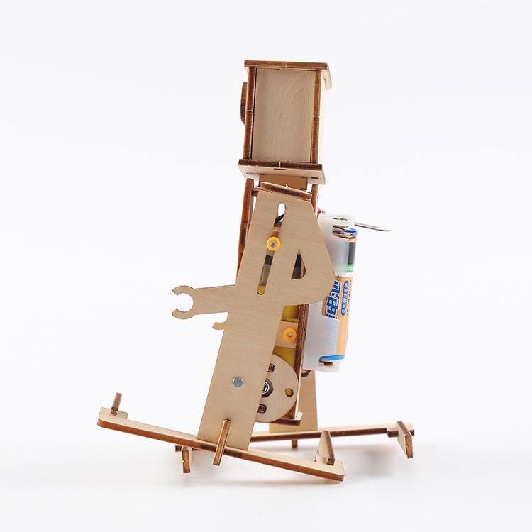 DIY Laufroboter Handmontiertes Modell Wissenschaftskit für Kinder Pädagogisches STEM-Spielzeug G72