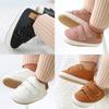 New Spring/Autumn Non-Slip Toddler Shoes, 0-1 Year, Rubber Sole, Double Velcro, PU Surface