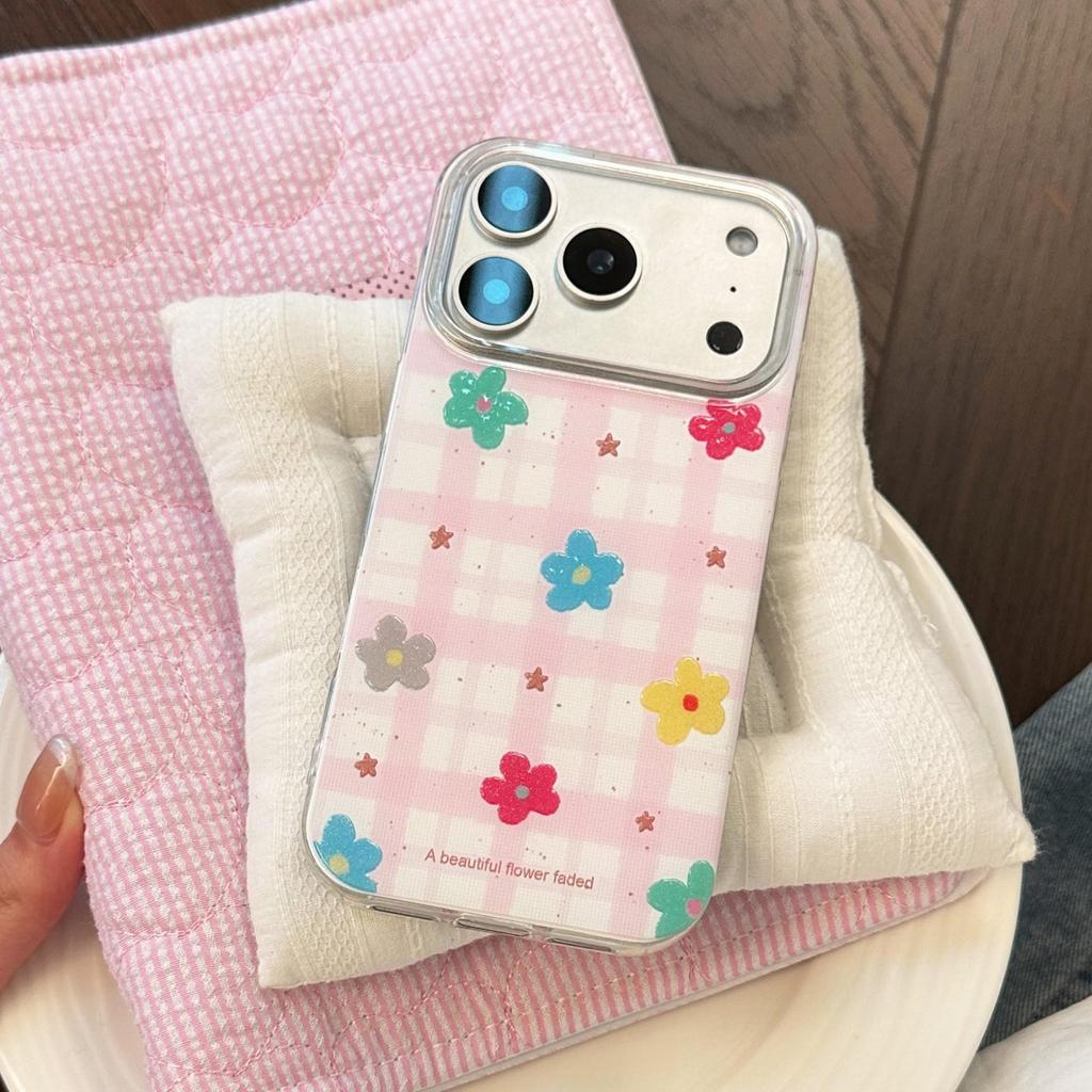 Artistic Flower Phone Case for iPhone 16, iPhone 17, and iPhone 17 Pro Max