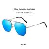 8092 New Men's Polarized Aviator Sunglasses - Large Frame, Fashionable & Trendy for Driving