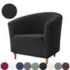 Elastic Club Chair Covers Stretch Jacquard Club Sofa Covers Single Tub Armchair Couch Slipcovers for Bar Counter Living Room
