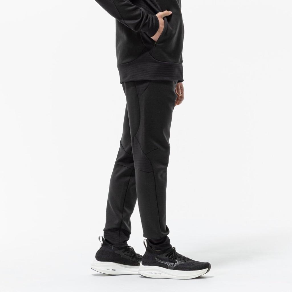 Mizuno Training Wear Peach Touch Size S Sweatpants, 32MDC538, Unisex, Black,