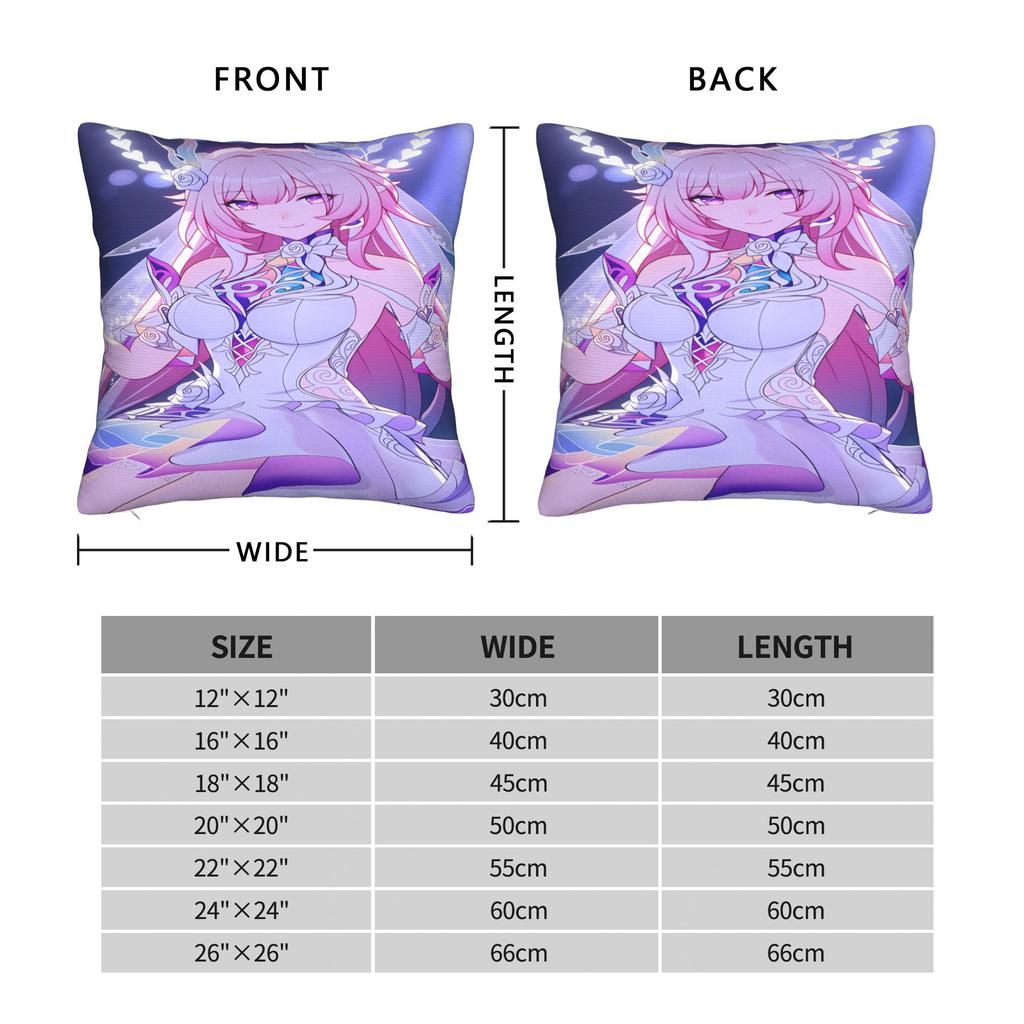 Honkai Star Rail Pillow Case Soft Pillow Cover Vintage Pillowcases For Sofa Car Home Decor