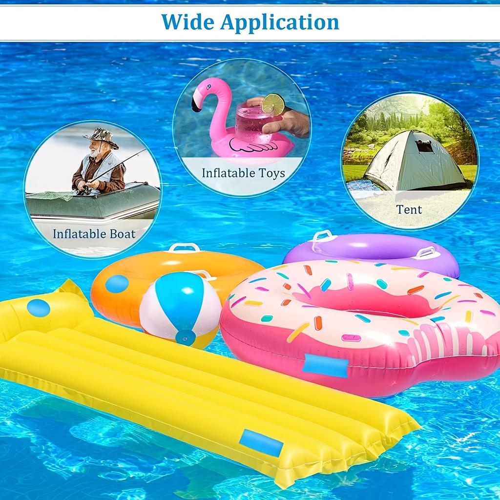 10/20 Pezzi Toppa Autoadesiva Sottomarina per Piscina, Kit di Riparazione per Piscina in PVC, Toppa di Riparazione Sottomarina per Piscina
