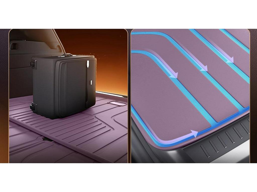 Deep Blue S07 TPE Trunk Mat for Changan Model 26: Complete Car Interior Floor Mat Set