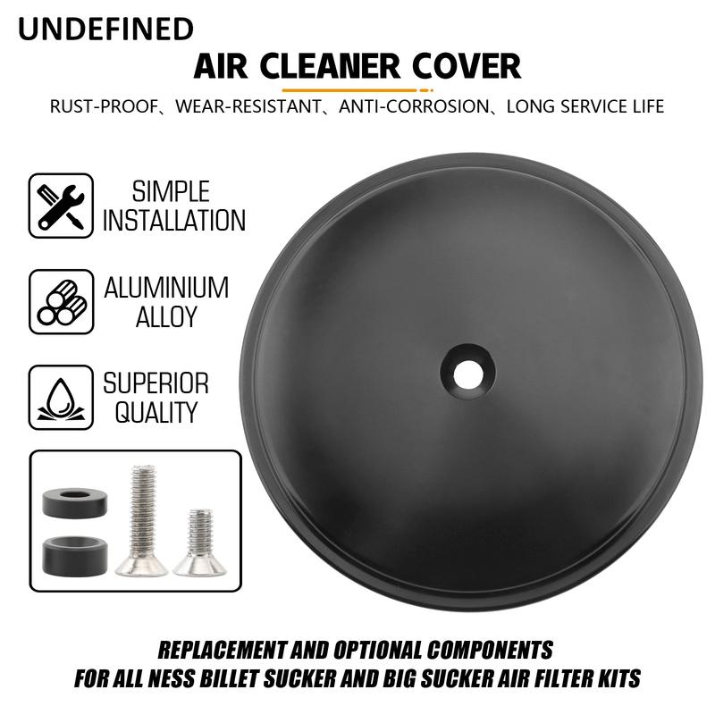Air Filter Intake Cleaner Cover For Harley Dyna Street Bob 1999-2008 Softail Low Rider 2000-2015 Touring Electra Glide 1999-2013