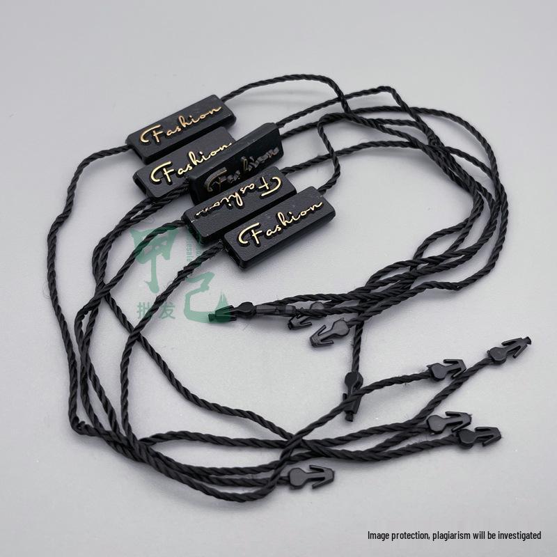 JINGPINFUSHI Fashion Universal Hot Stamping Hang Tag String
