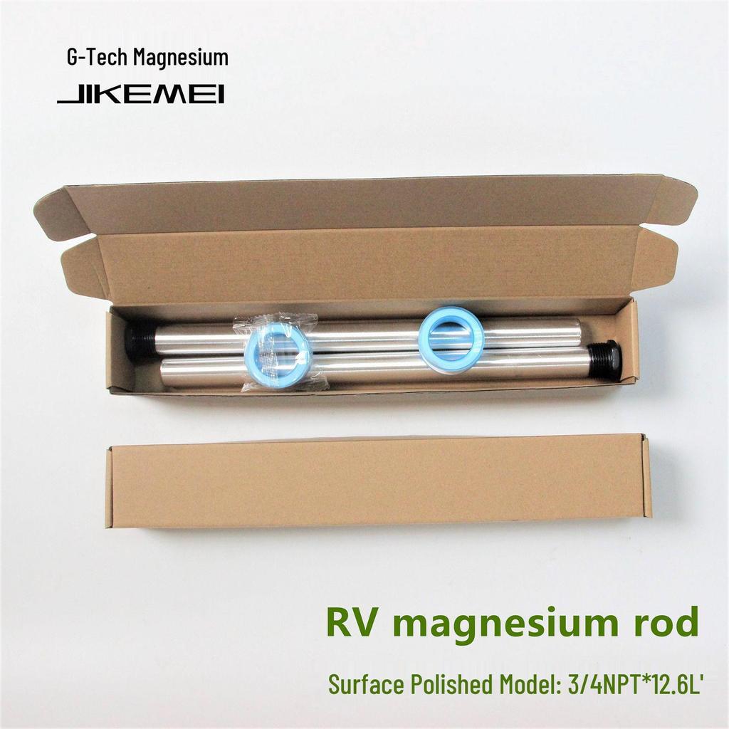 RV Water Heater Magnesium Anode Rod - 3/4 NPT US Standard, Two-Piece Set