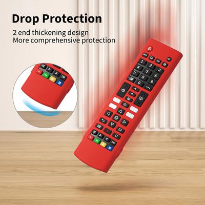Silicone Protective Case Anti-slip Silicone Case Protective Cover Shockproof TV Remote Control Case for LG-TV-Remote AKB75095307