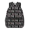 Vintage Tom Welling Heated Rivalry Student Backpack School Bag Hiking Travel Daypack for Men Women Fashion Bookbag Shoulder Bags