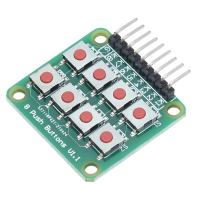 Modul s tlačítky Klávesnice 2x4 Matice 8 Tlačítkových Mikrospínačů pro Jednodeskový Mikropočítač
