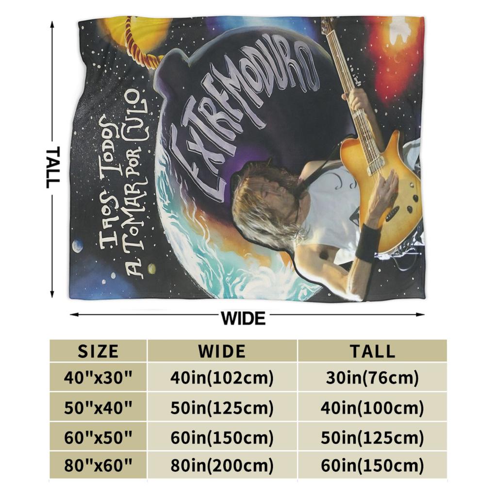 Extremoduro Spanish Hard Rock Band Blanket Robe Iniesta Soft Plush Throw Blanket For Outdoor Picnic Flannel Bedspread Bed Cover