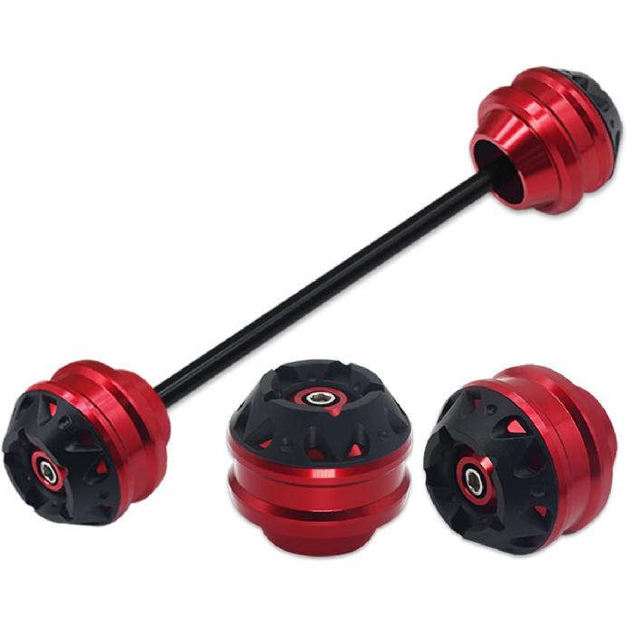 MFGZD Motorcycle Front Wheel Frame Protector Axle Slider Fit for MT-07 YZF-R3 R25 Z900/RS/SE MT-09 MT-09 SP XSR900/Abarth FZ-09 FJ-09 MT07 Tracer