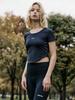 Maebeolig Air-Tex Round Crop T-Shirt