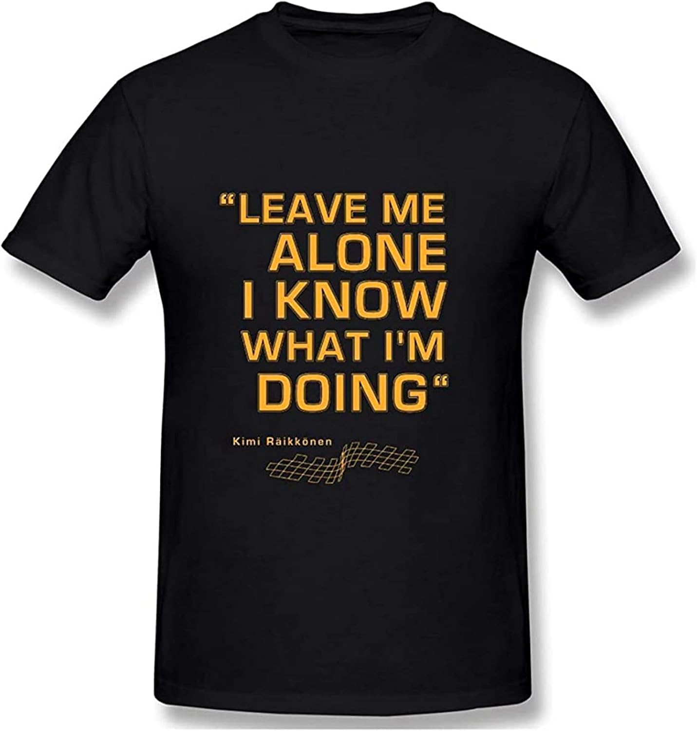 Men s Sottk Sportbekleidung Men Kurzarmshirt Kimi Raikkonen T Shirt Cotton Shirt XS чёрный