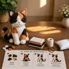 Kit de Costura con Adorno 3D Kit DIY Patchwork Gato Relleno de Algodón Crea Adorable Animal Lindo