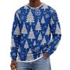 Sudadera de cuello redondo navideña para hombre