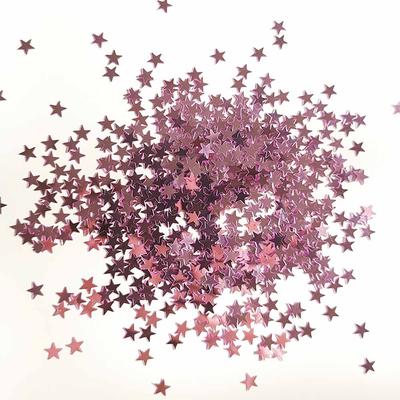 15g/pak iriserende glittersterconfetti met 6MM glanzend plastic voor bruiloft, kerst, babyshower, verjaardag, zeemeerminfeest, tafelstrooier, doe-het-zelfdecoratie