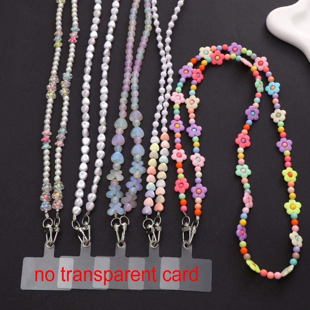 Acrylic Phone Lanyard Anti Drop Phone Anti-lost Rope Luxury Phone Case Keychain  Phone Accessories