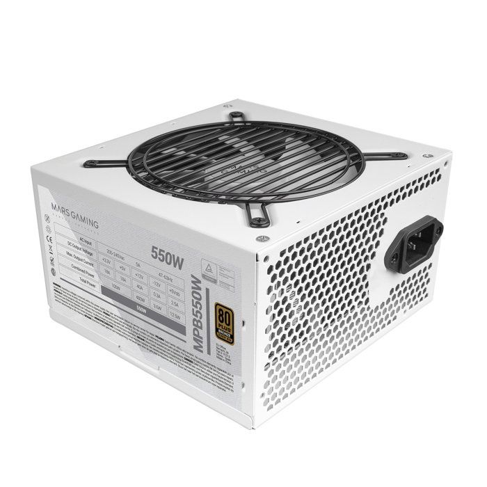 Alimentation - Mars Gaming - MPB550 - 550W ATX - 80Plus Bronze - Ventilateur 120mm AI-RPM
