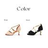 Women Latin Dance Shoes Ballroom Dancing Shoes Salsa Party Square Shoes 7cm High Heel