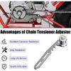 Mini Bike Chain Tensioner Adjuster Bracket With Roller Compatible With Predator 79Cc 212Cc 224Cc 196Cc GX160 GX200 Engine Baja Doodlebug DB30 Coleman