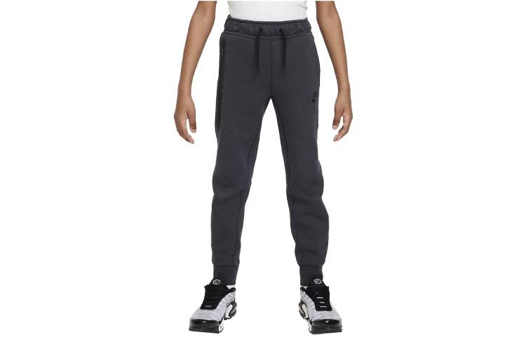 Nike Kids Apparel Sportswear Tech Fleece Knitted Sweatpants Anthracite Kids FD3287-060 L