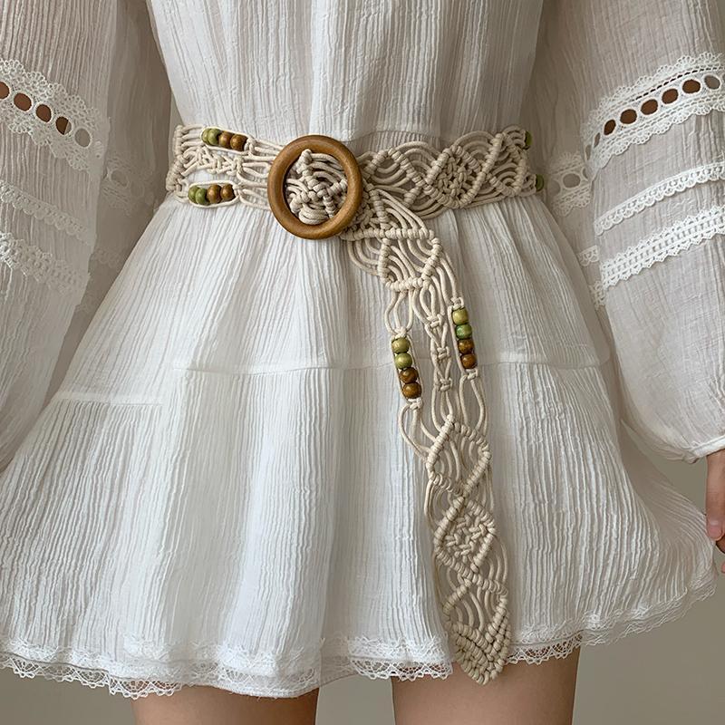 Inspired Trendy Bohemian Woven Waist Belt For Women Ideal For Summer Fashion
