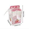 Cartoon PVC Display Bag Clear With Lanyard Cotton Out Bag 10cm Storage Badge Storage Bag Outdoor Travel