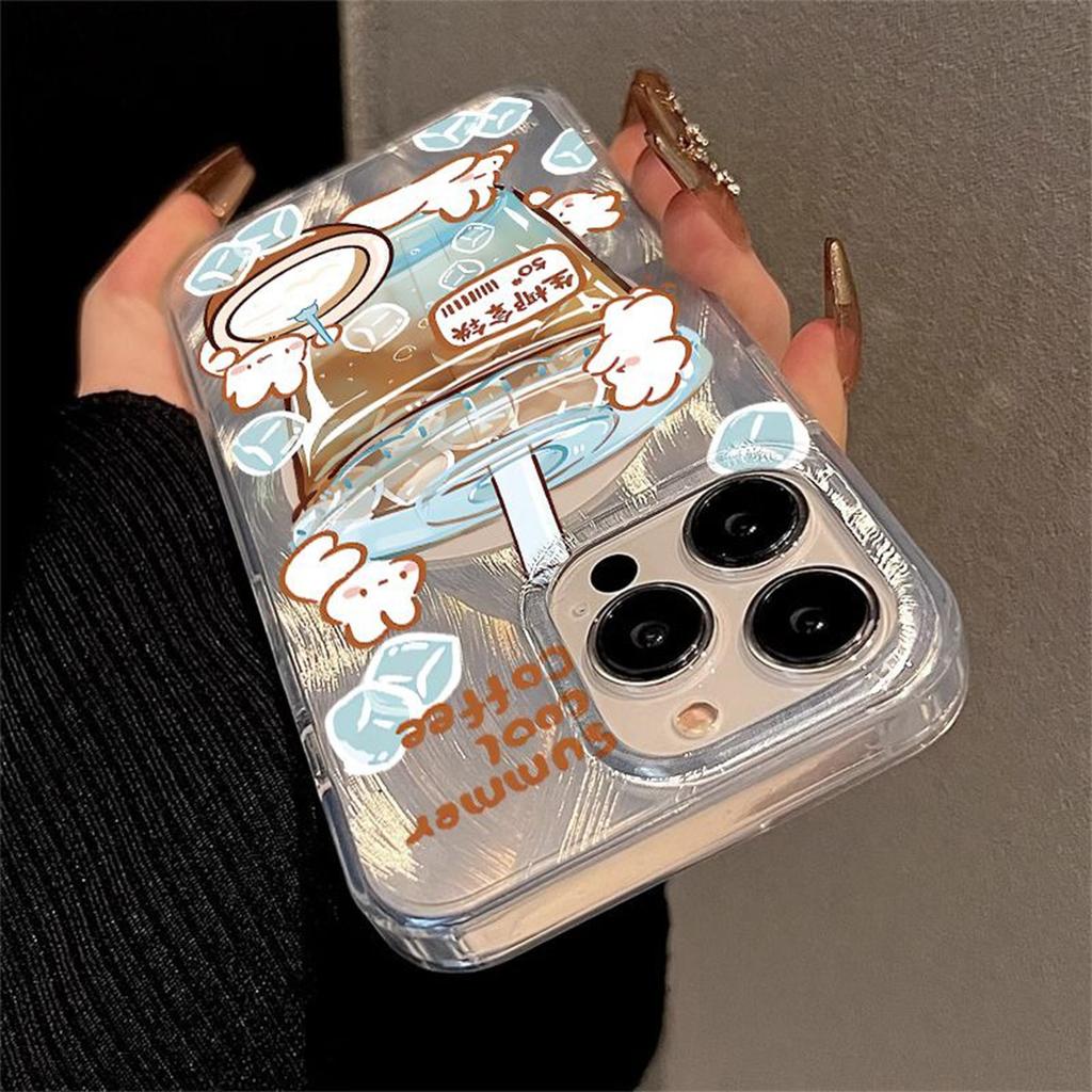 For Apple Magnetic Phone Case Jelly for Xiaomi 15pro for Apple Phone Case Transparent for IPhone 15promax