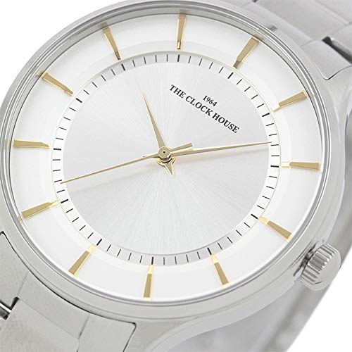 Clock Business Formal Analog Waterproof Watch Stylish Silver [The House] MBF5001-WH1A Men's