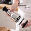 Manual Press Garlic Chopper Stainless Steel Onion Cutter Portable Mini Food Mincer For Home Kitchen Daily Cooking Meal Prep