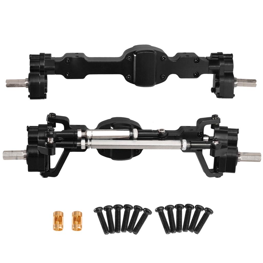 Aluminum Alloy CNC Anodized Full Metal Front Rear Portal Axle for JJRC 1/10 C8815 Willys MB  Retro Jeep Upgrade Accessories