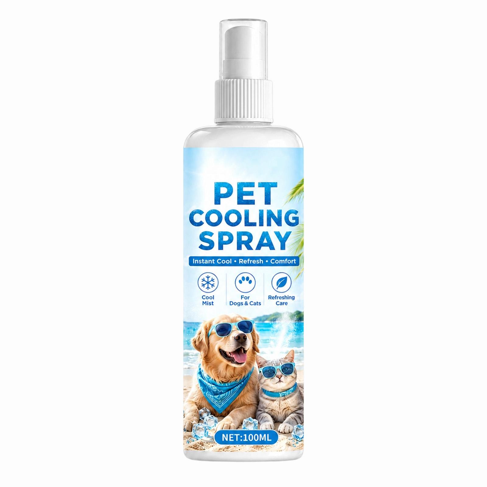 Pet Summer Care Spray 100ML Outdoor Refreshing Spray one size