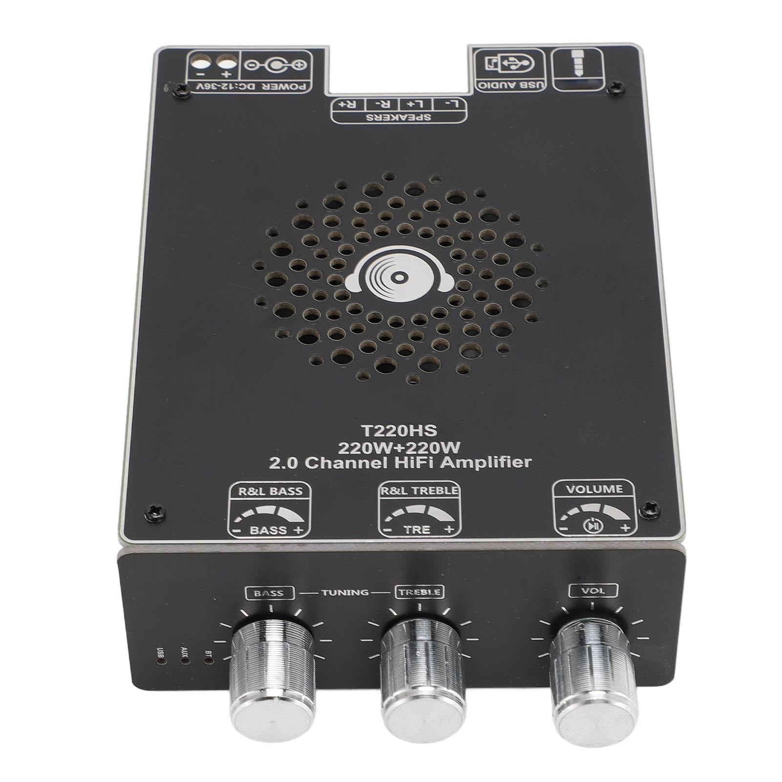 

T220HS Bluetooth усилитель мощности плата профессиональный эффективный 220 Вт 220 Вт стерео HiFi усилитель мощности