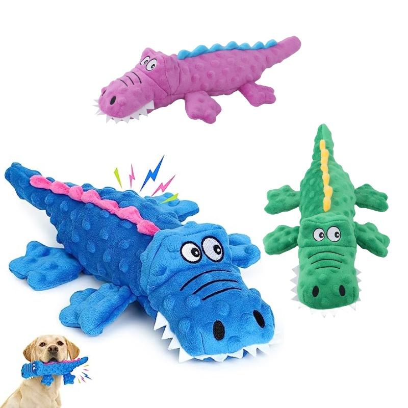 New Pet Plush Toy Crocodile Cute And Durable Perfect For Chewing 70g