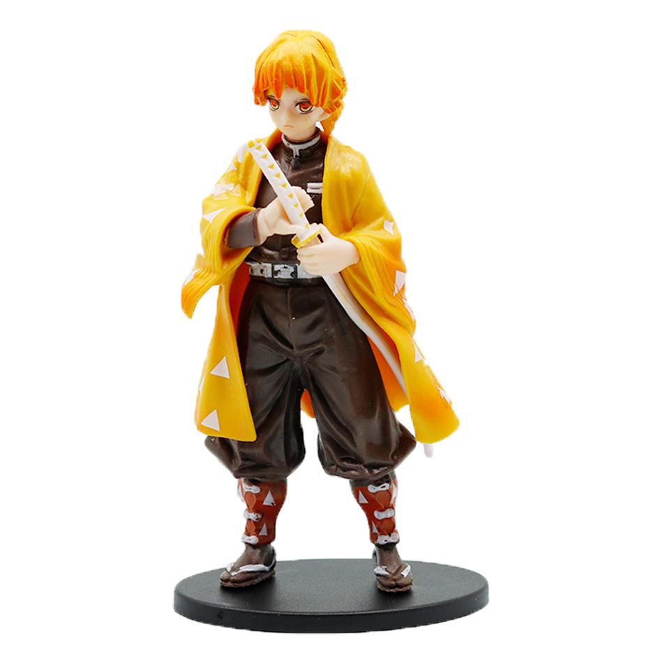 Figura de Anime Figuras de Demon Slayer Kimetsu No Yaiba Muñeco Tanjiro Nezuko Zenitsu Figura Figura de Acción Modelo Juguetes