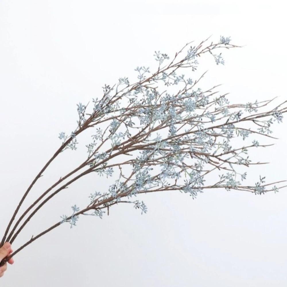 Plastic Artificial Eucalyptus Berries Handmade Fake Plants Eucalyptus Nut Branch  Dining Table