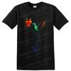 Hummingbird T Shirt Vibrant Tropical Bird W/ Orange Flower Wildlife Art Tee Gift