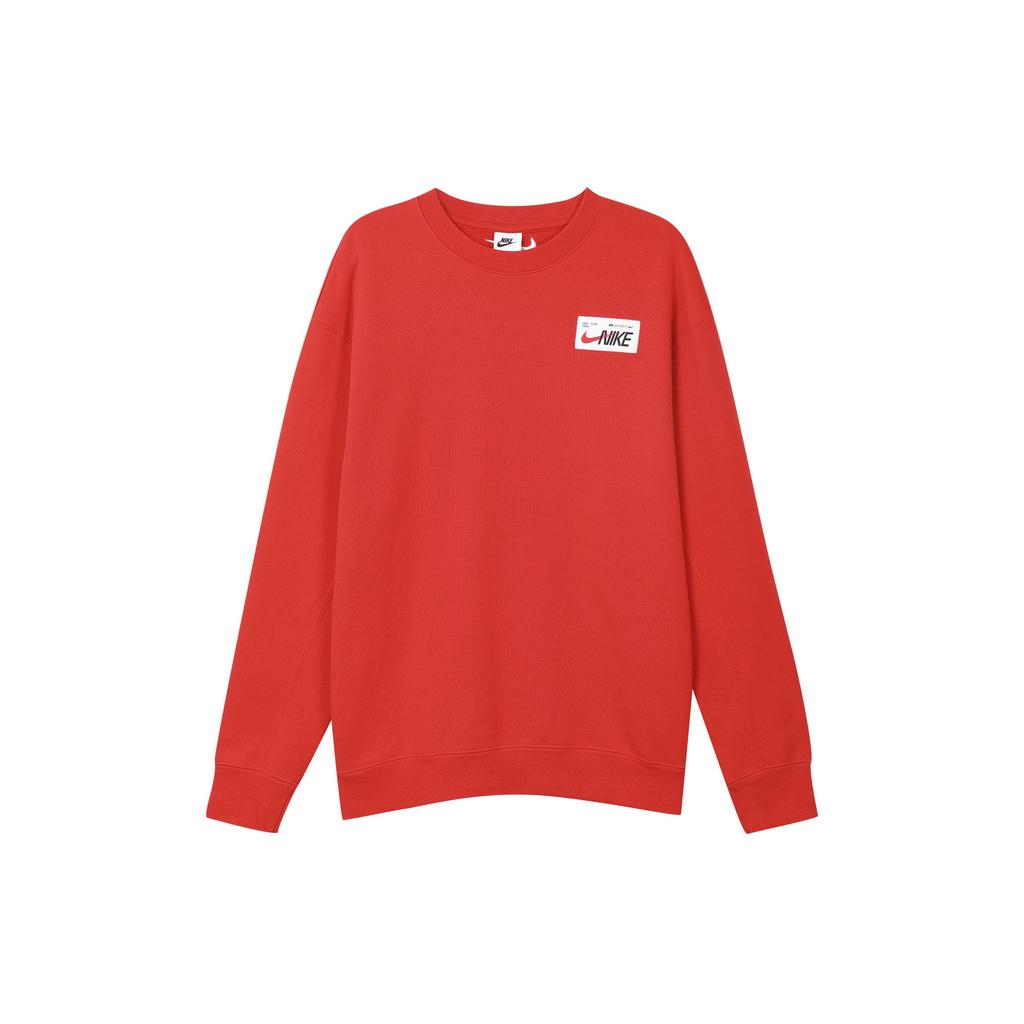 Nike Year Of The Rabbit CNY Collection Sportswear Pullover Sweatshirt With Solid Color Letter Logo Men Tops University-Red FD4059-657