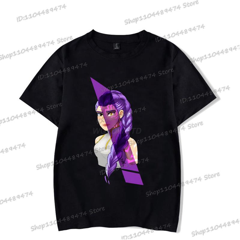 Anime KPop Demon Hunters Graphic Rumi Printed T Shirt Women Men Manga Tshirts Harajuku Korean Ulzzang Summer Crewneck T-shirts