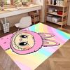 Labubu Print Rug, Washable Floor Carpet, For Entryway Dorm Laundry Room Office Study, Home Decor Birthday Christmas Gift