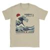 Kanagawa Wave The Great Wave Hokusai Japanese Art  Cotton TShirt For Unisexs Summer  Awesome TShirts Tees Oversized Cheap Tops