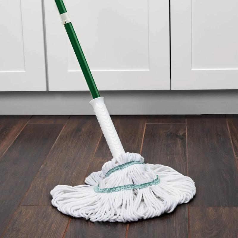 Tornado rotating mop with super absorbent mop head suitable for all types of flooring