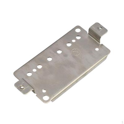 Double Coil Guitar Bridge Pickup Replacement Parts Flat Bottom Mountings Set Humbucker