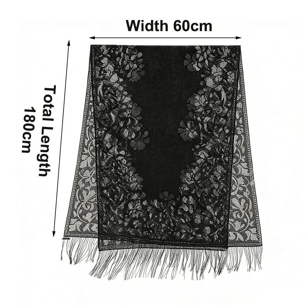 Fashion Tassel Patchwork Women Tulle Shawl Hollow V-Neck Cardigans Lace Scarf Shawl Multicolored Evening Prom Cape Cosplay