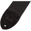[Fender] Strap Cotton/Leather Strap, Black