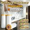 20M Multi-Purpose Masking Film With Tape Furniture Dust Cover Protective Film Dustproof Sheet