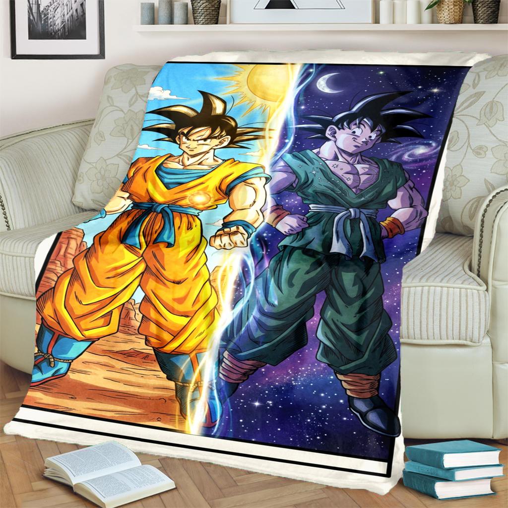 Dragon Ball! Blanket Flannel Soft Warm Print for Bedrooms, Sofas, Beds, Chairs, Picnics, Travel