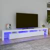 Vidaxl Szafka Pod Tv Z Oświetleniem Led, Biała, 260X36,5X40 Cm